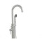 Castello Usa Neptune Freestanding Brushed Nickel Gooseneck Tub Filler Faucet with Breeze Handle CB-F04-BN-J0806 - alternate 8